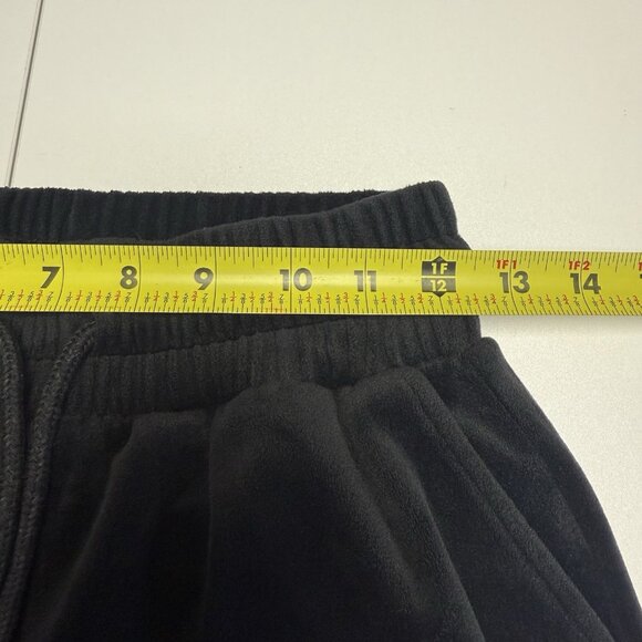 Y2K Style Velour Pants Womens Small Black 'Bite Me' Rhinestones Casual (25x28.5) - Picture 9 of 13